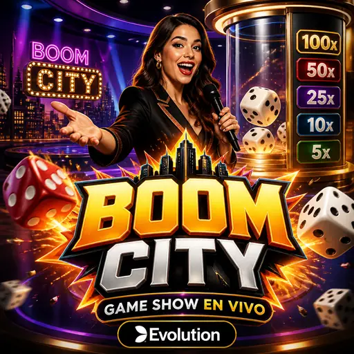Thumbnail del juego Boom City de Evolution