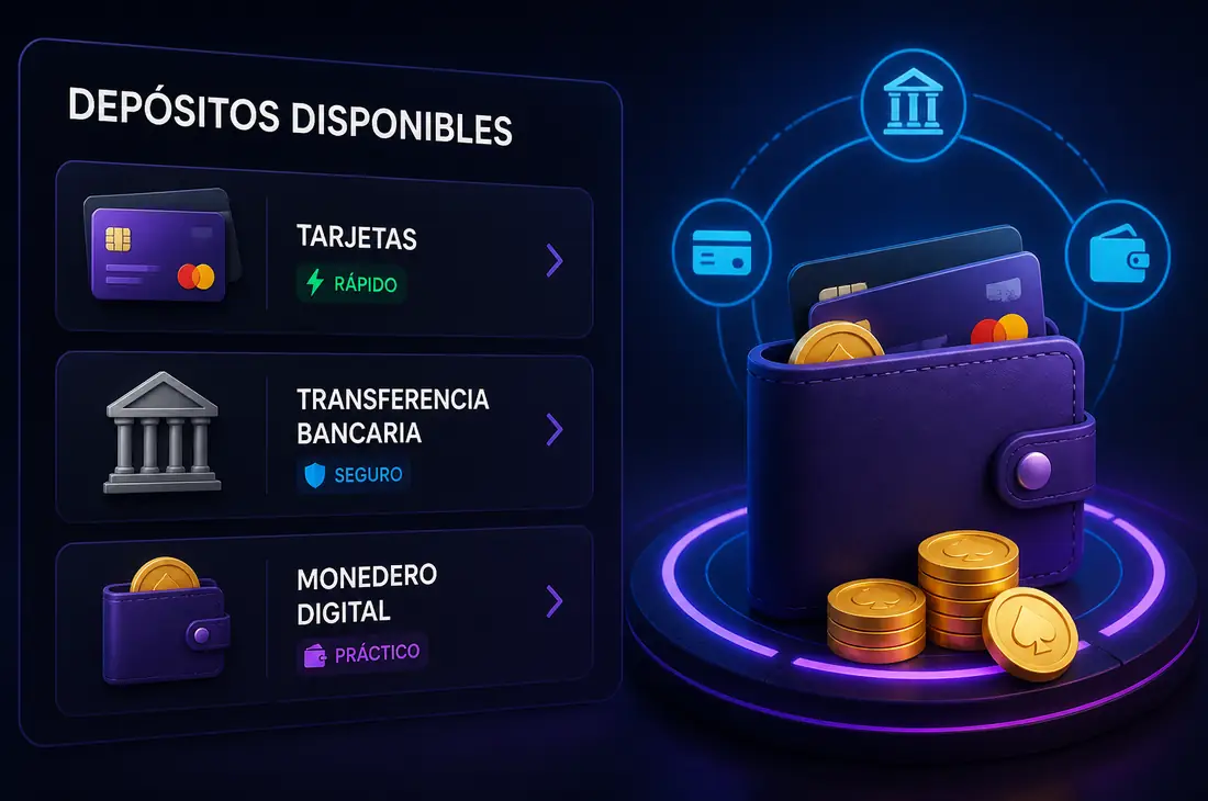 Opciones de depósitos casinos en línea México
